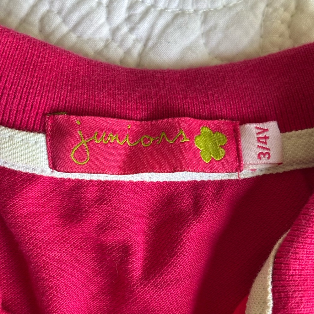 Kids' Classic Polo Shirt in Red - Picture 4 of 4